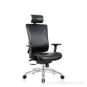 Precio de venta al por mayor Silla de oficina de cuero ejecutiva ergonómica de alta calidad